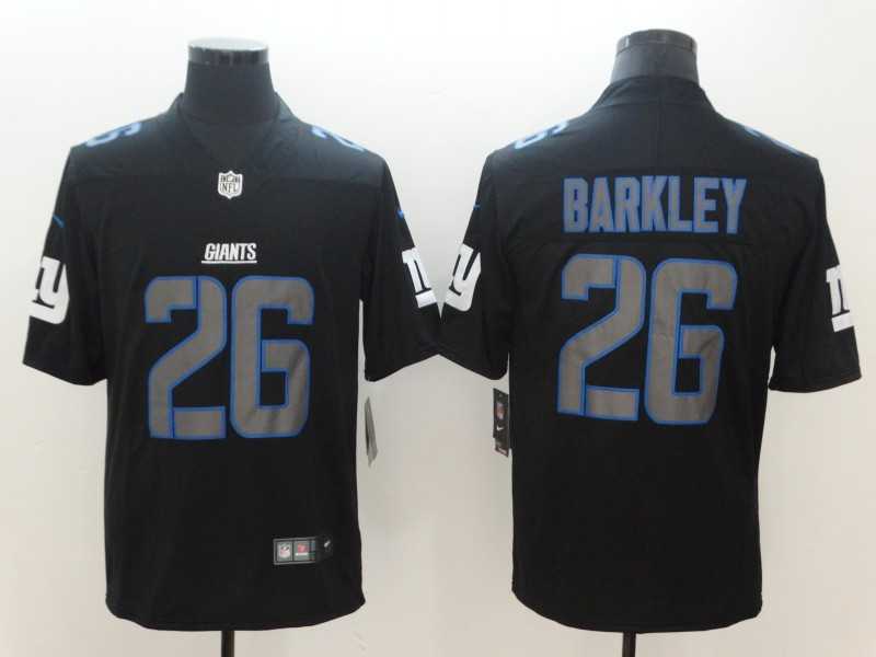 Nike Giants 26 Saquon Barkley Black Rush Impact Limited Jersey,We sell and wholesale Nike Giants 26 Saquon Barkley Black Rush Impact Limited Jersey on line form chian!